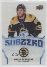 2018-19 Upper Deck Ice Sub Zero David Pastrnak #SZ-1 2d8