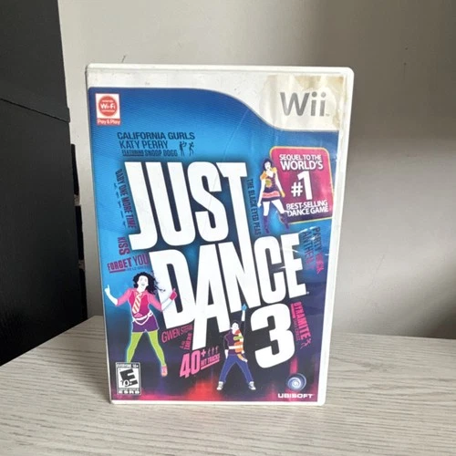Ubisoft Just Dance 3 Wii Music & Dance E10+ 2011 Wi-Fi Pay & Play Booklet