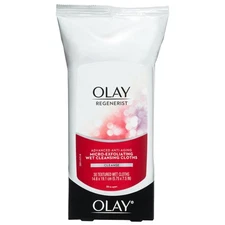 Olay Regenerist Micro Exfoliating Wet Cleansing Cloths Anti Aging 30ct Pack of 3