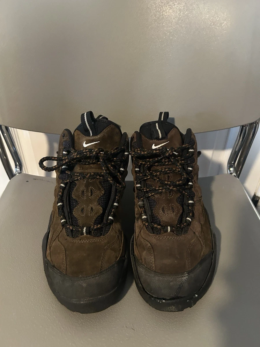 RARE Vintage 90s Nike Hiking Boots Men Size 9.5 Brown Nakar ACG 90s Gorpcore Nike ACG Brown Lace Up Boots for Men for sale | eBay main image 4