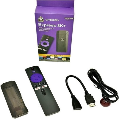 Android TV Box Streaming Stick   Express 8K+ Ultra HD HDR239 