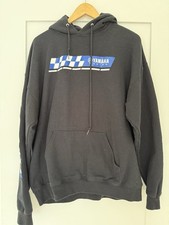 Men's Hoodie Pullover Sweatshirt. Size XL. Yamaha Racing. Black