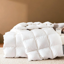 Luxury King Size Down Comforter, All Season Duvet Insert, 106x90 Inches
