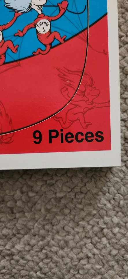 ¡Puzzle de tablero de 9 piezas El gato en el sombrero de colección! Foto 2 de 4