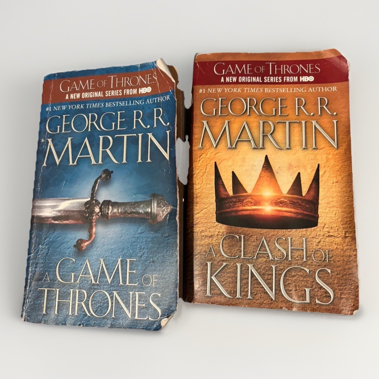 Game of Thrones Paperback Lot Books 1–2 George R.R. Martin Fantasy Series-image