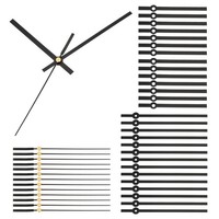 14Er-Set Ersatzuhrzeiger-Set, Uhrwerk, Wanduhrwerk, Schwarz, Stil 2
