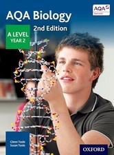 AQA Biology: A Level Year 2 by Toole, Susan Book The Cheap Fast Free Post