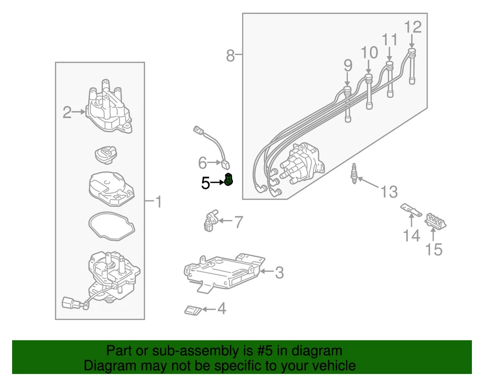 Подлинный датчик детонации Nissan 22060-30P00 - Изображение 2 из 3