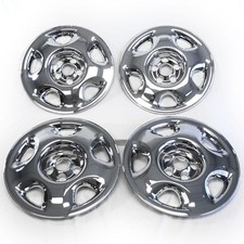 4 Chrome 17 Wheel Skins Hub Caps Tire Rim Covers For 07-12 Honda Crv 4 Chrome 17 Wheel Skins Hub Caps Tire Rim Covers For 07-12 Honda Crv