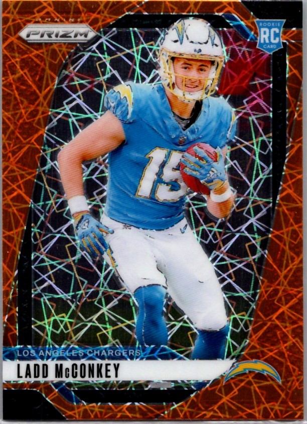 2024 Panini Prizm #365 Ladd McConkey Lazer