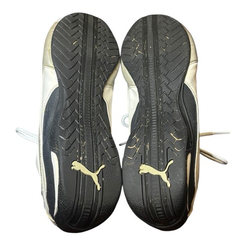 De Colección Y2K Puma Speedcat Mostro Sparco Tenis Blanco Negro Plata Para hombres Talla 11 Gato - Imagen 8 de 9