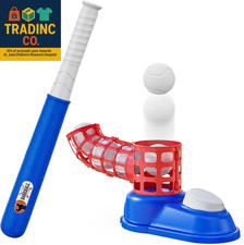 Toddler T-Ball Set for Kids   Includes 10 Balls  Baseball Bat, Easy-Hit Tee Tra