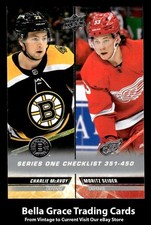 2022-23 Upper Deck: UD Exclusives Charlie McAvoy / Moritz Seider #450 NHL Hockey