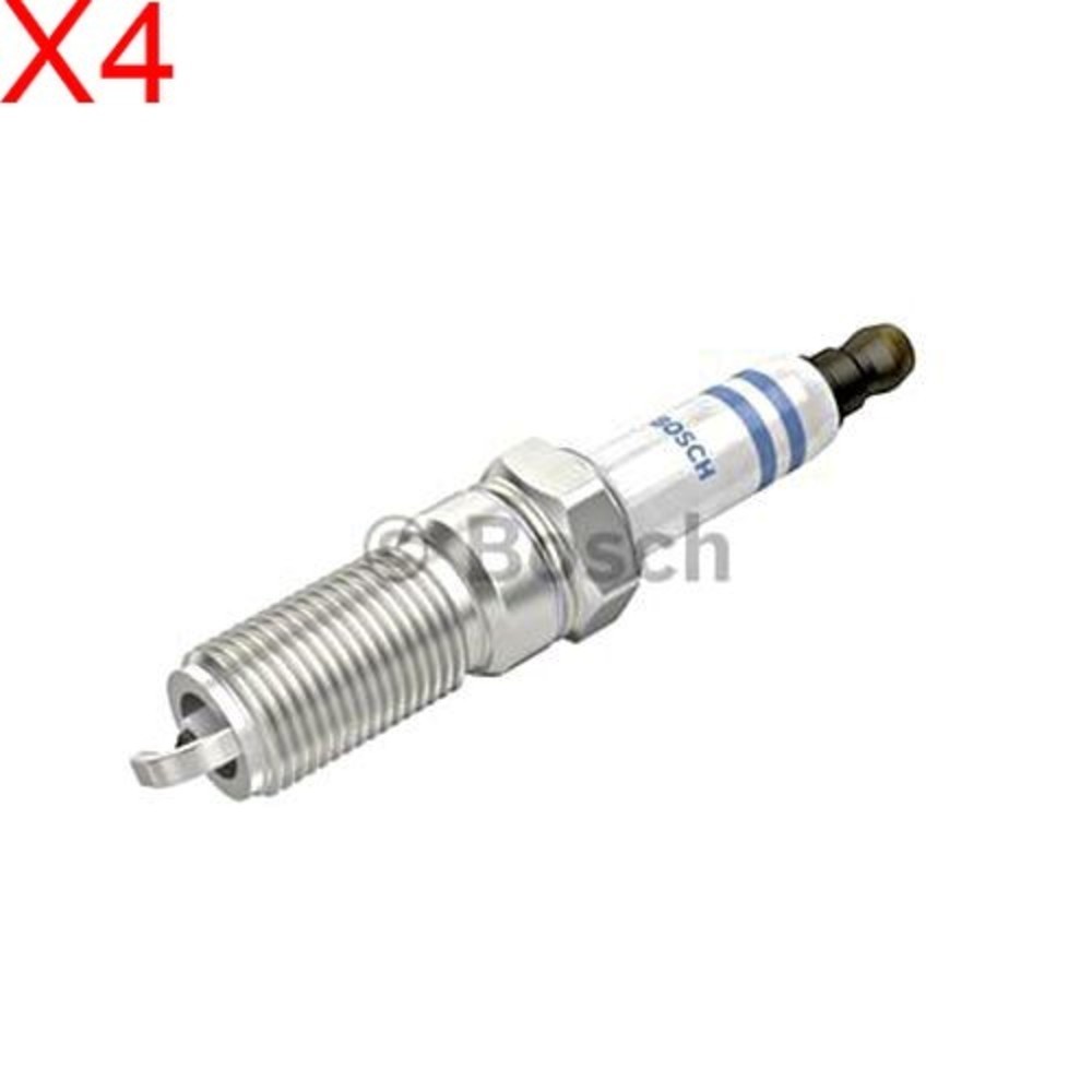 BOSCH Spark Plug x4 Petrol For FORD S-Max Galaxy MAZDA 3 SUZUKI 2.0-3.2L 2002-