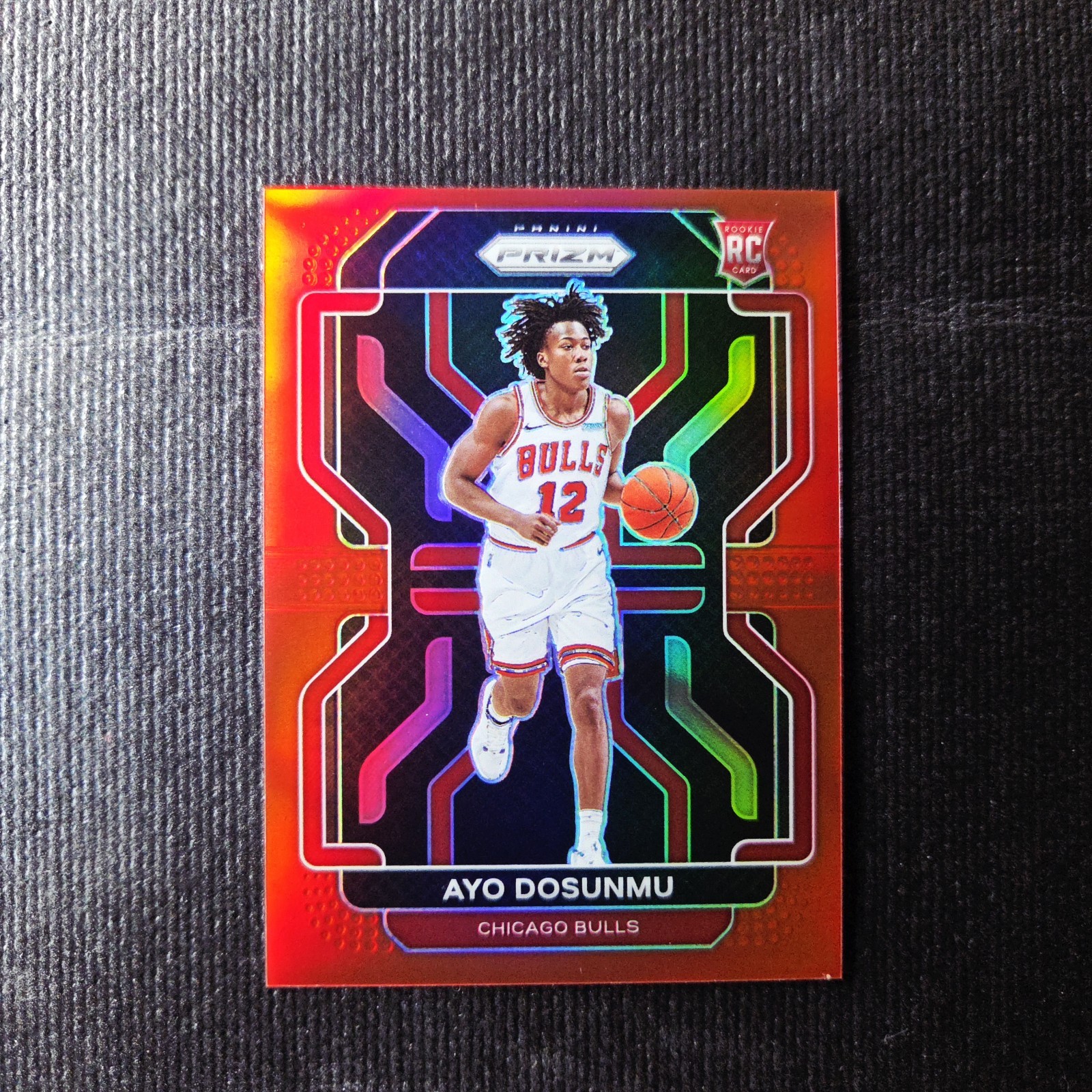 2021-22 Panini Prizm Ayo Dosunmu Red Prizm #271 087/299 (RC)