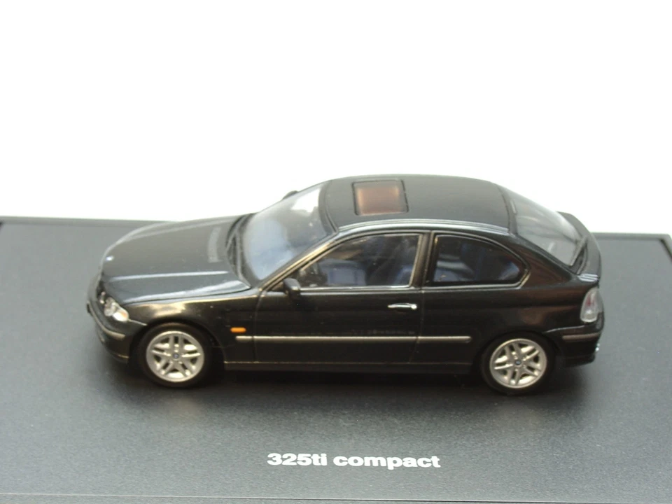 Minichamps BMW 325 ti , 3er Compact, schwarz - dealer Modell - 835 - 1:43 - Bild 3 von 4