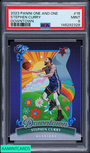 Stephen Curry #16 2023 Panini One and One Downtown card