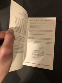 silpheed sega cd Manual Only