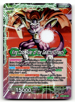 King Cold // King Cold, Ruler of the Galactic Dynasty BT13-061 Foil Uncommon Sup