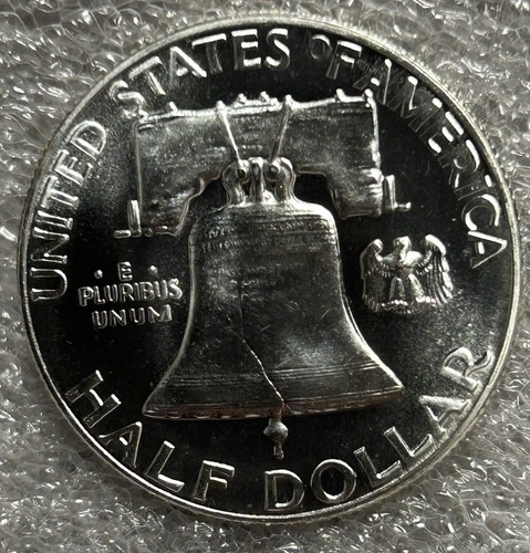 1951 Proof Franklin Silver Half Dollar 50C BBC2 - Picture 9 of 10