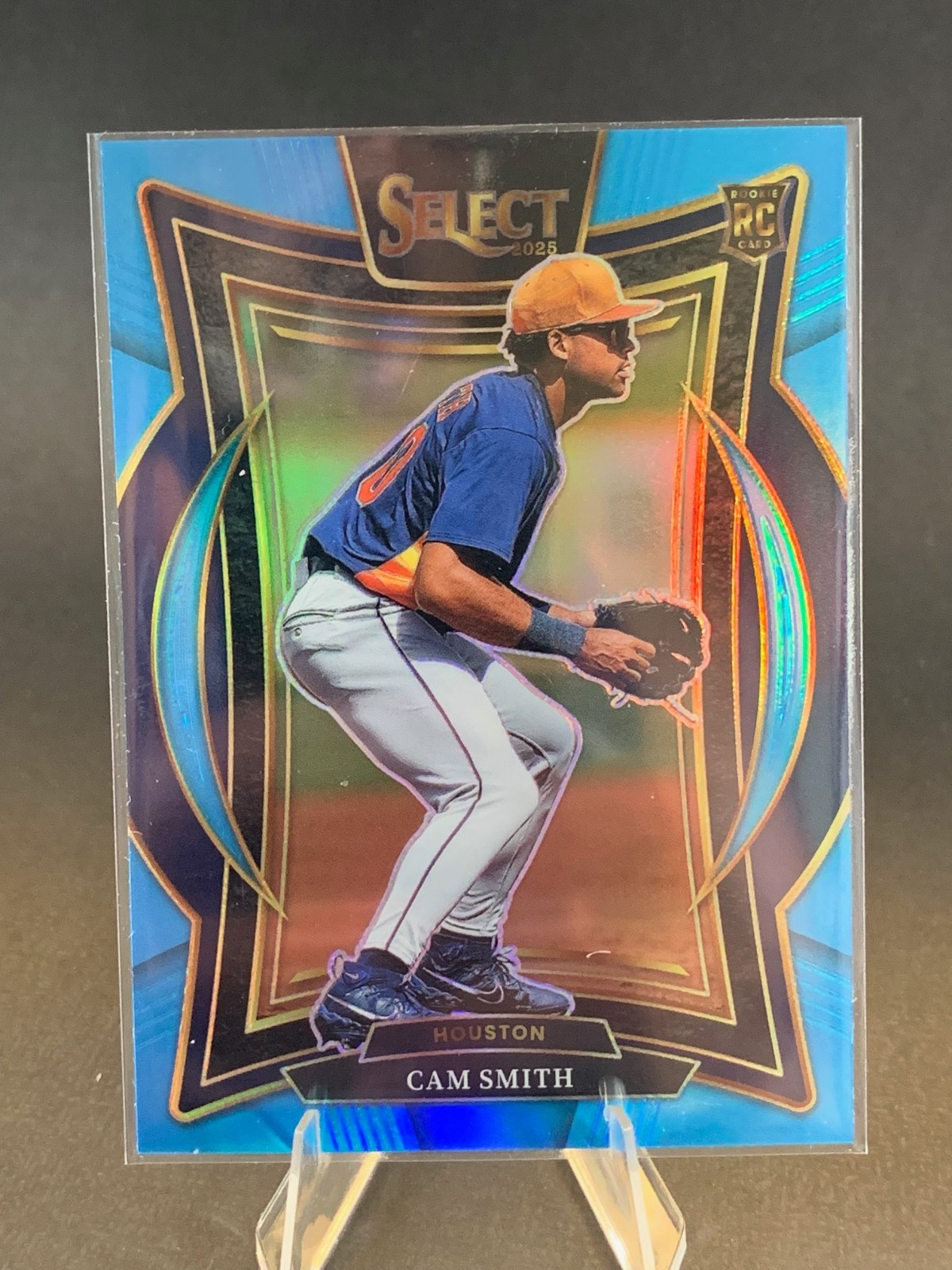 Cam Smith; RC; 12/199; Light Blue Prizm; 2025 Panini Select; #46; Houston