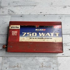 VECTOR MAXX SST VEC043 750 Watt DC To AC Power Inverter .