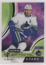 2021-22 Upper Deck Synergy Exceptional Stars Green 12/99 JT Miller #ES-JM 16c4