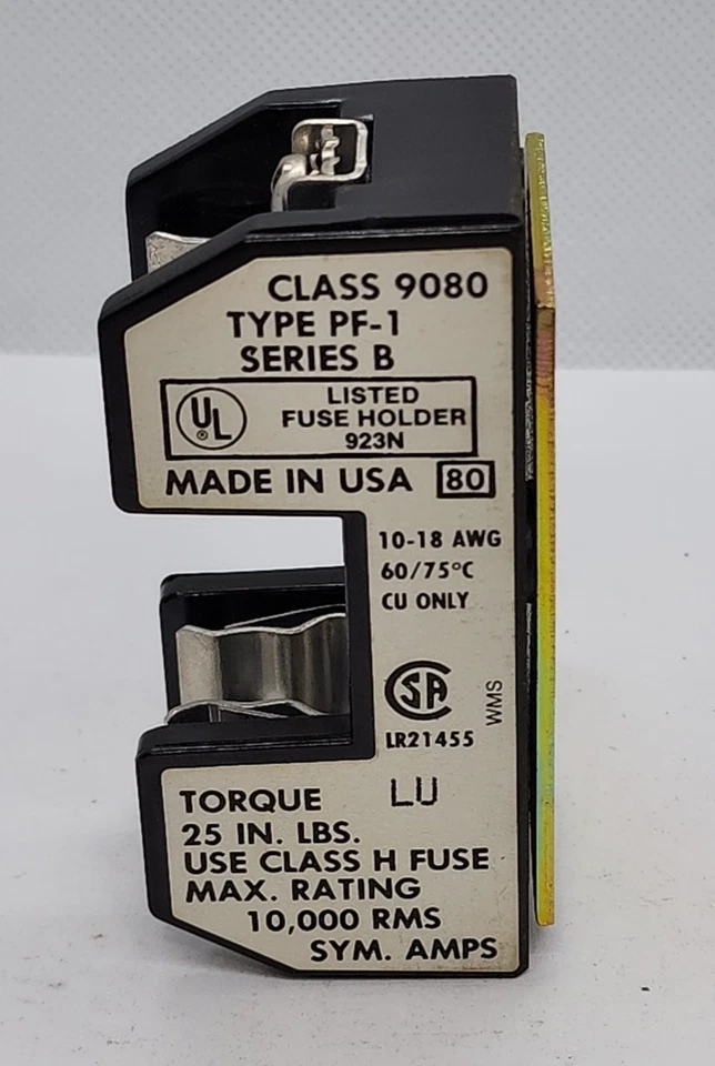 SQUARE D 9080-PF-1 SERIES B 30A 250V FUSE BLOCK ASSEMBLY [2ES1-4] - Image 2 of 4