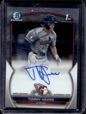 Tommy Hawke 2023 Bowman Draft Chrome #CDA-THA 1st Prospect Auto