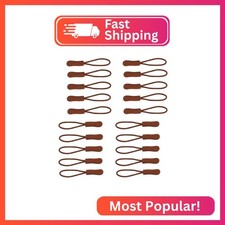 Urmspst 20PCS Zipper Pulls Replacement Zipper Pulls Zipper Tabs, Rust Color 