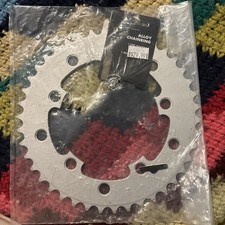 Origin8 Chainring 42T 110/130 BCD 5-Bolt Aluminum Silver 3/32 chain only