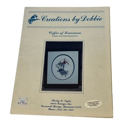 Coffee of Louisiana Counted Cross Stitch Pattern Creations by Debbie NOLA Chart