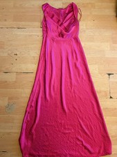 SIX STORIES ASOS Fuchsia Pink Cowl Neck Bridesmaid Dress Sz 4 ( 8 Uk) Women AJ22