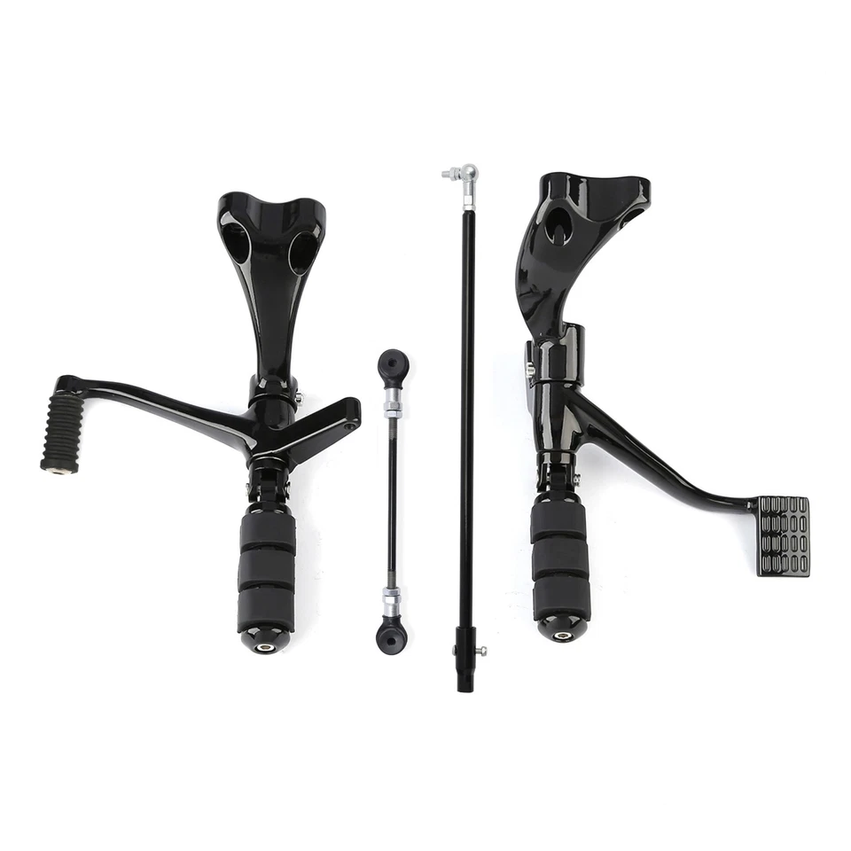Forward Controls Kit Pegs Levers Linkages For Harley Sportster XL883 1200 14-22 - Image 3 of 4