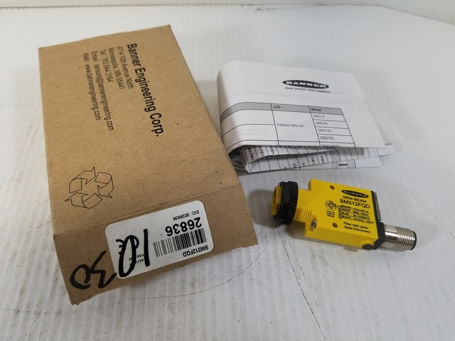 Banner Engineering Sm312fqd Mini Beam Photoelectric Sensor 26836