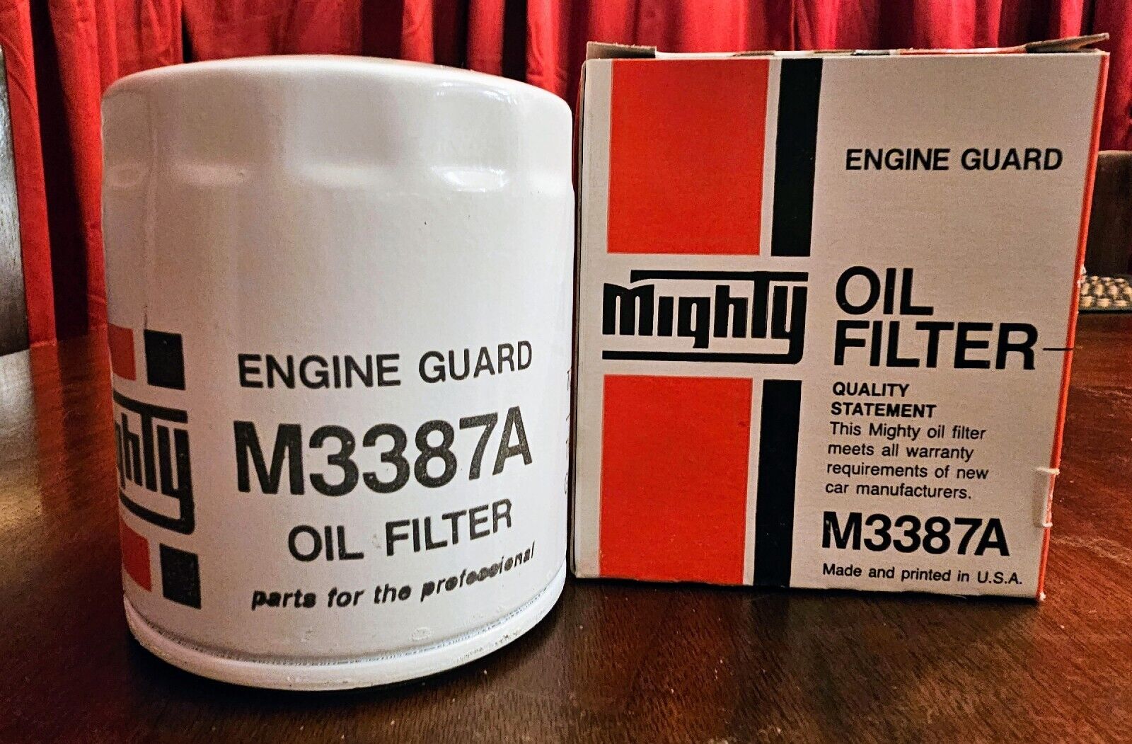 Mighty M3387A Engine Oil Filter- U.S. Made, Replaces AC Delco PF47, Fram PH3387A