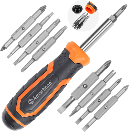 Amartisan Set Cacciaviti Multi-Bit 18 in 1 Strumento Tutto in Uno, Portatile Multi-Purp - Foto 12 di 12