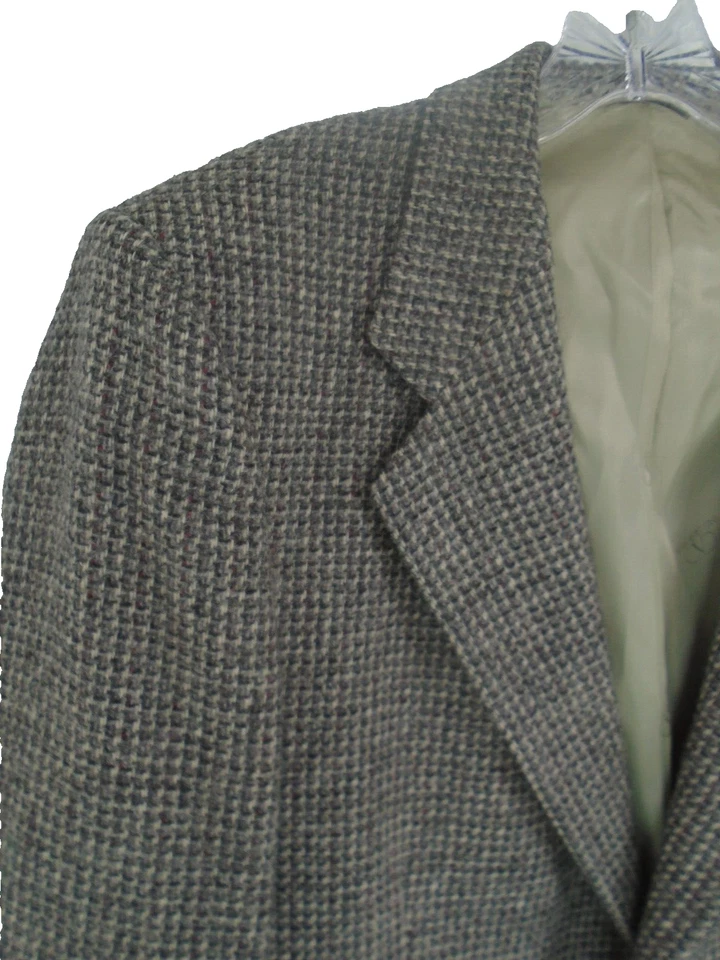 Valentino Uomo para Raphael NY Hombres Grueso Lana Blazer Chaqueta Para Hombre Talla 40? Gris Foto 4 de 4