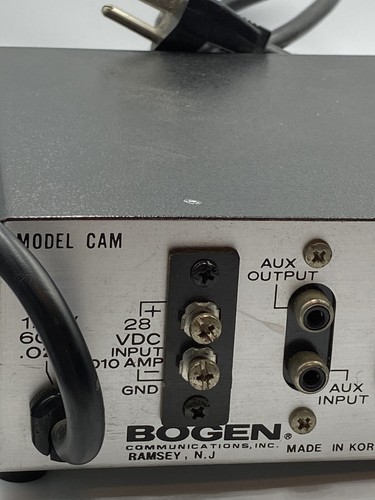 Vintage Bogen CAM Series F-8.06.98 Mic Microphone Amplifier - Turns On - Picture 5 of 7