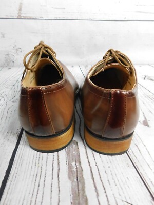 Amali ALPINE 028 PLAIN TOE OXFORDS Lace Up Cap Toe Brown  display picture 3