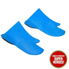 Mego Batman Retro Blue Gloves Repro For 8” Action Figure WGSH Custom Parts Lot