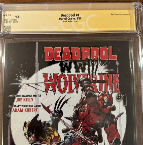 CGC 9.8 Deadpool 1 SIGNED, CHISEL, & SKETCHED by Rob Liefeld - Picture 7 of 7