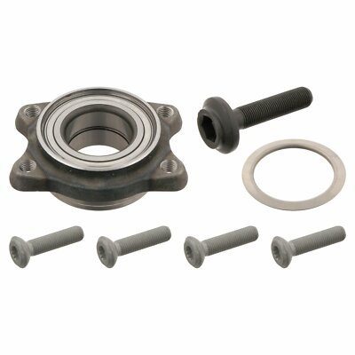 Febi Bilstein Radlagersatz 31690 – Inkl. Achsmutter & Sicherungsringen, Für Z.B. Chevrolet Aveo, Daewoo Kalos