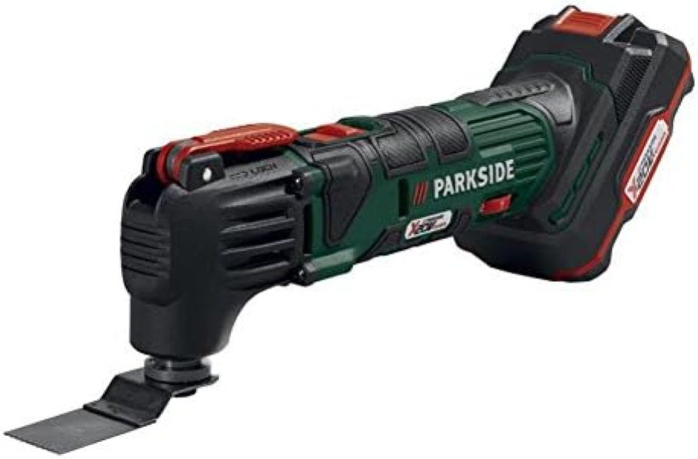 Strumento multifunzione a batteria ricaricabile PAMFW 20-Li A1, con luce di lavo