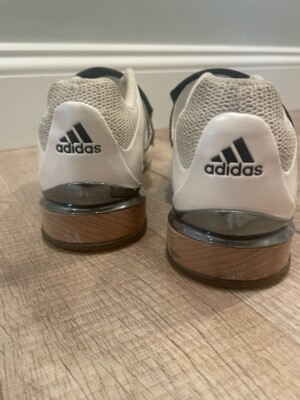 2008 Adidas Adistar Weightlifting Olympic Shoes Men's US 5.5 - White | eBay
