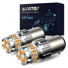AUXITO 1157 LED Turn Signal Light Bulbs Amber Yellow Anti Hyper Flash CANBUS