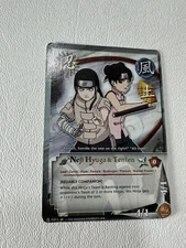 Naruto CCG - Neji Hyuga & Tenten C011 - Gold Foil Nice Lp