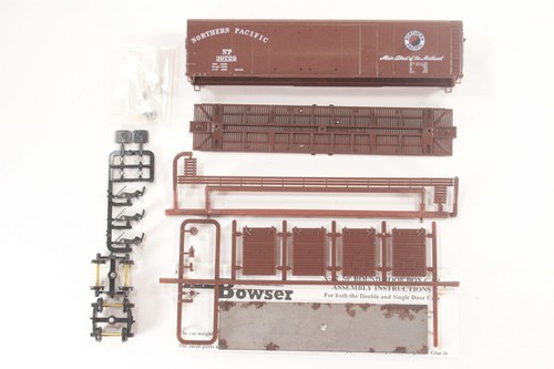 HO Bowser Northern Pacific 50 ft techo redondo puerta caja coche #39655 nuevo kit | Zustand: New