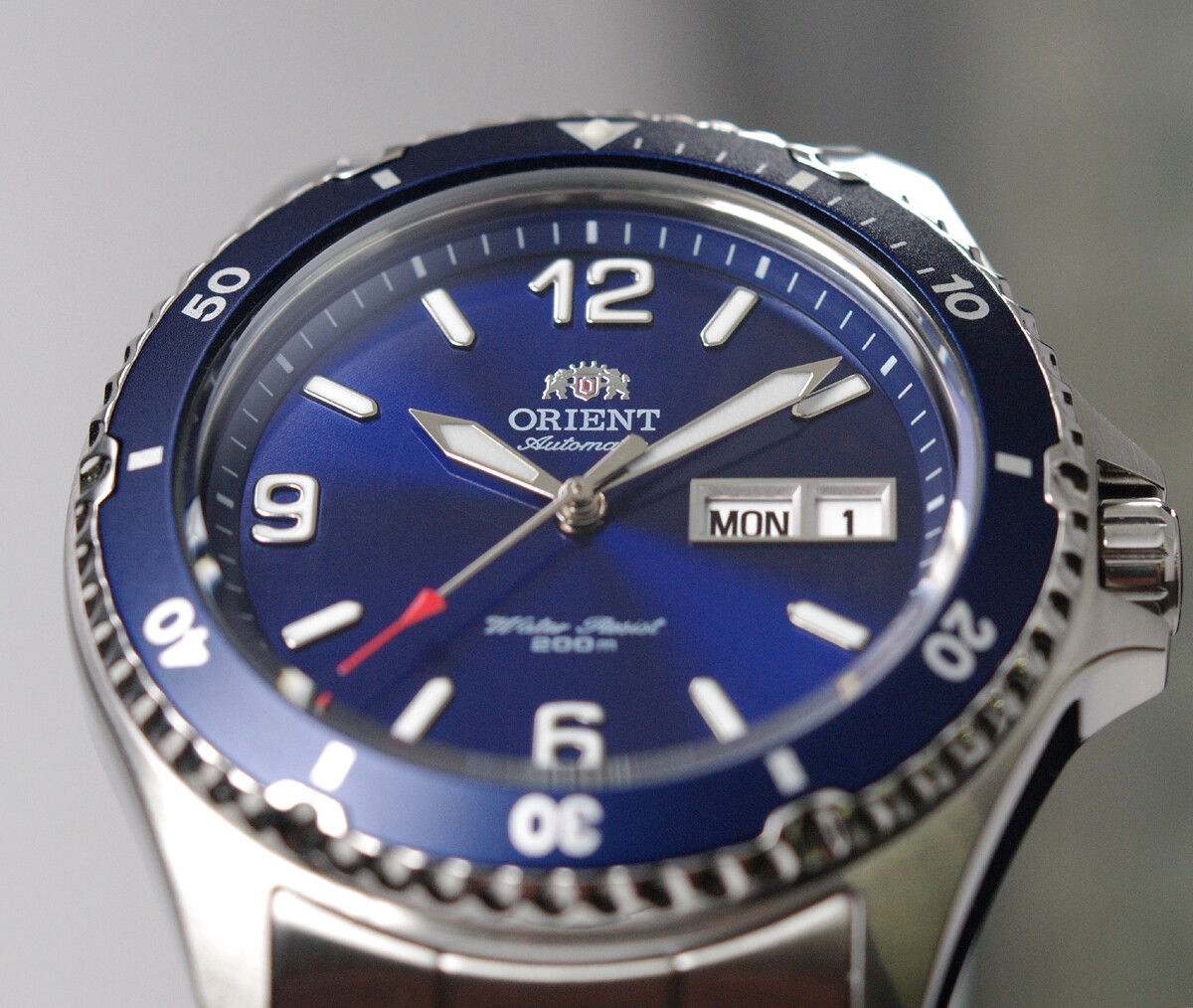 ORIENT Mako SAA02002D3 Sports Mechanical Automatic Watch Blue Dial 