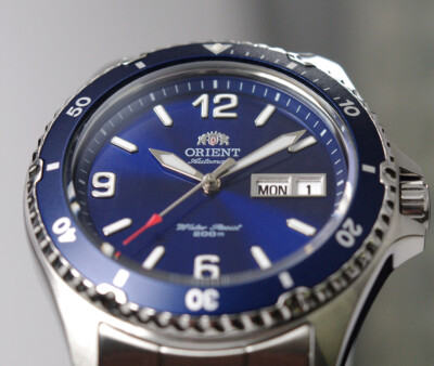 ORIENT Mako SAA02002D3 Sports Mechanical Automatic Watch Blue Dial